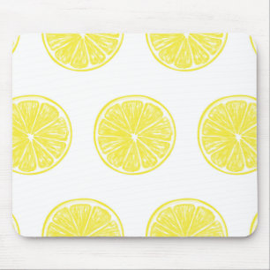 Lemon snijdt patroonontwerp af muismat