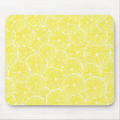 Lemon snijdt patroonontwerp af muismat (Voorkant)