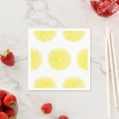 Lemon snijdt patroonontwerp af servetten (Insitu)