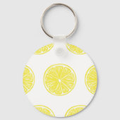 Lemon snijdt patroonontwerp af sleutelhanger (Voorkant)