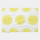 Lemon snijdt patroonontwerp af theedoek (Horizontaal)