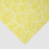 Lemon snijdt patroonontwerp af tissuepapier (Detail)