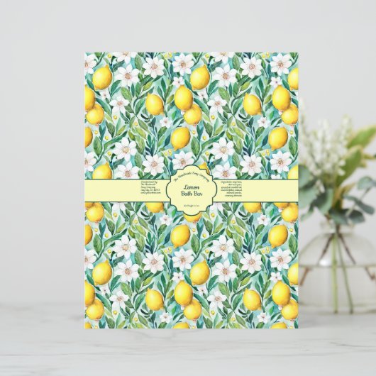 Lemon Soap Wrap (Staand voorkant)