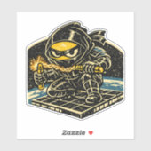Lemon Solar Shinobi — Vintage Ruimte Ninja  Sticker (Vel)