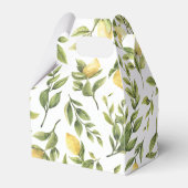 Lemon Sorrento Mediterraans Bruiloft Bedankdoosjes (Achterkant)