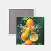 Lemon Splash Magneet (Voorkant / Achterkant)