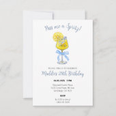 Lemon Spritz verjaardagsuitnodiging Bedankkaart (Voorkant)
