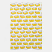 Lemon Square Bar Pastry Dessert Bake Sale Yellow Theedoek (Verticaal)