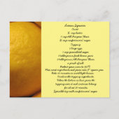 Lemon Squares Recipe Briefkaart (Voorkant)