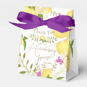 Lemon Squeeze Anniversary Thank You Bedankdoosjes (Voorkant Zijde)