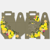 Lemon Squeeze Anniversary Thank You Bedankdoosjes (Ongevouwen)