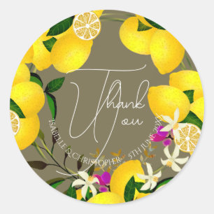 Lemon Squeeze Dank u Sticker