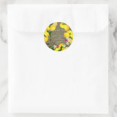 Lemon Squeeze Jubileum Dank Je Ronde Sticker (Tas)