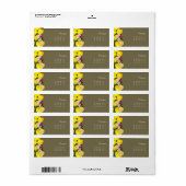 Lemon Squeeze Jubileum Naam Etiket (Full Sheet)