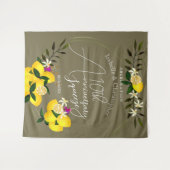 Lemon Squeeze Jubileum Wandtapijt Wandkleed (Voorkant (horizontaal))
