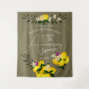 Lemon Squeeze Jubileum Wandtapijt Wandkleed
