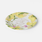 Lemon Squeeze Jubileum Wit Papieren Bordje (Gekanteld)