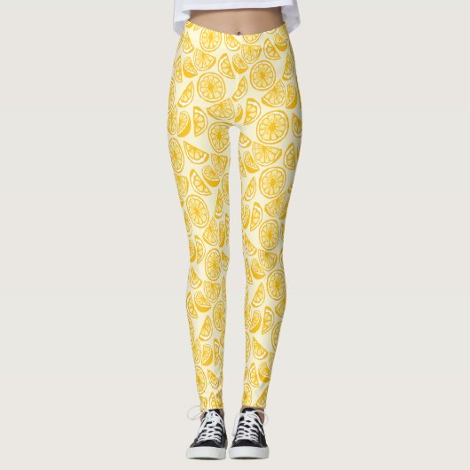 Lemon Squeeze Leggings (Voorkant)