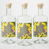 Lemon Squeeze  Likeurfles Etiket (Flessen)