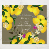 Lemon Squeeze  Likeurfles Etiket (Enkel label)