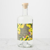 Lemon Squeeze  Likeurfles Etiket (Voorkant)