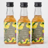 Lemon Squeeze  Likeurfles Etiket (Flessen)