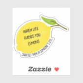 Lemon Squeeze Sticker (Vel)