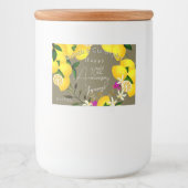 Lemon Squeeze  Voedselcontainer Etiket (Voorkant)