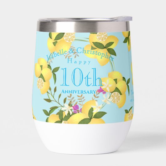 Lemon Squeeze Wedding Jubileum Blauw (Links)