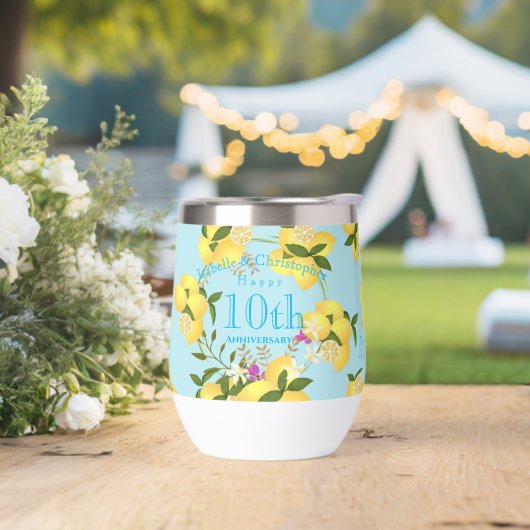 Lemon Squeeze Wedding Jubileum Blauw (Huwelijk)