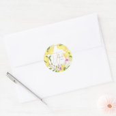 Lemon Squeeze White Dank u Sticker (Envelop)