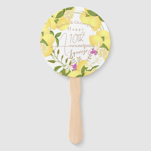 Lemon Squeeze White Handwaaier (Voorkant)