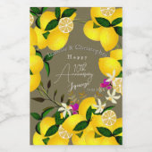 Lemon Squeeze  Wijn Etiket (Enkel label)