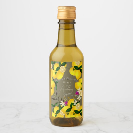 Lemon Squeeze  Wijn Etiket (Voorkant)