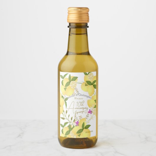 Lemon Squeeze  Wijn Etiket (Voorkant)