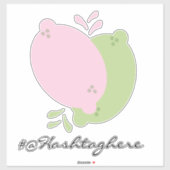 Lemon Squeezed Dripping Name Script Decal Sticker (Vel)