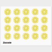 Lemon Squeezy Ronde Sticker (Vel)