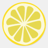 Lemon Squeezy Ronde Sticker (Voorkant)