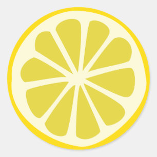 Lemon Squeezy Ronde Sticker