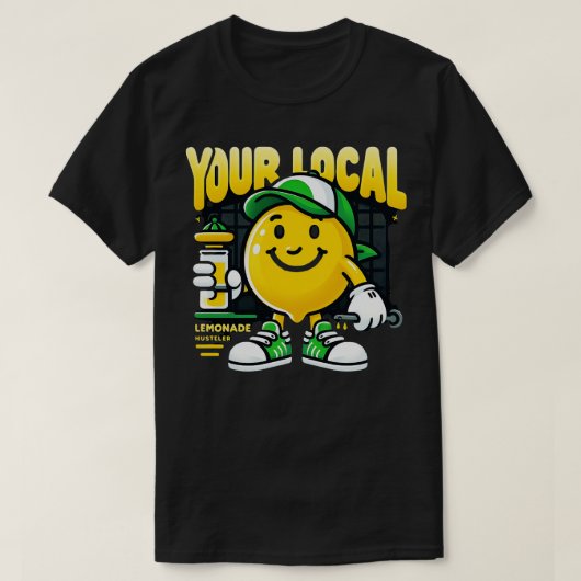 Lemon Stand Funny Lemonade Ondernemer voor Jongens T-shirt (Design voorkant)
