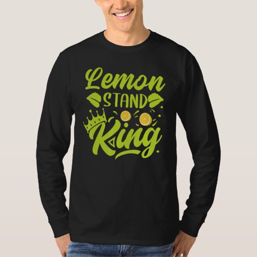 Lemon Stand King Lemonade Summer Son Nephew 1 T-shirt (Voorkant)