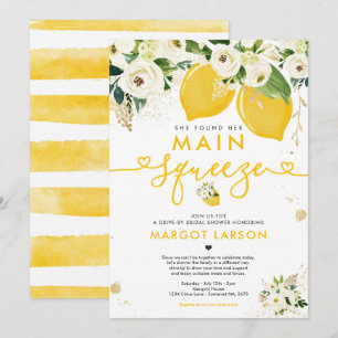 Lemon-station op Vrijgezellenfeest Lemon-hoofddruk Kaart