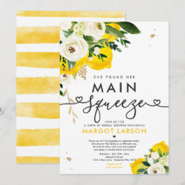 Lemon-station op Vrijgezellenfeest Lemon-hoofddruk Kaart