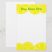 Lemon Stationery Briefpapier (Voorkant / Achterkant)