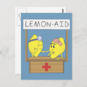Lemon-steun Briefkaart (Voorkant / Achterkant)