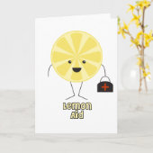 Lemon-steun Kaart (Gele Bloem)