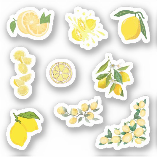 Lemon Stickers (Voorkant)