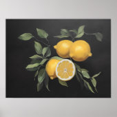 Lemon stille levensplak -  kunst poster (Voorkant)