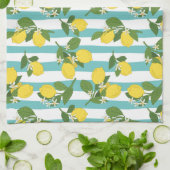 Lemon Stripes Theedoek (Gevouwen)