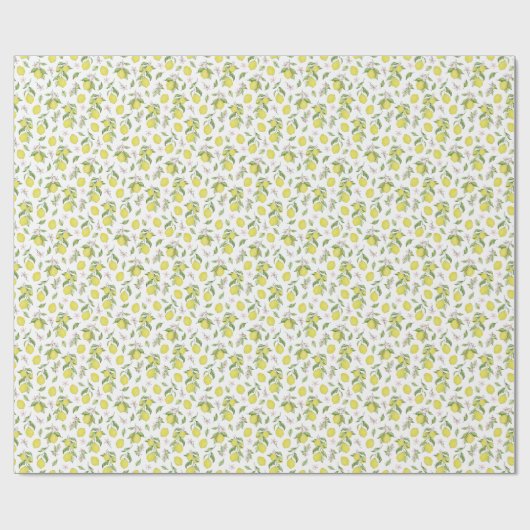 Lemon Summer Cadeaupapier (Vlak)